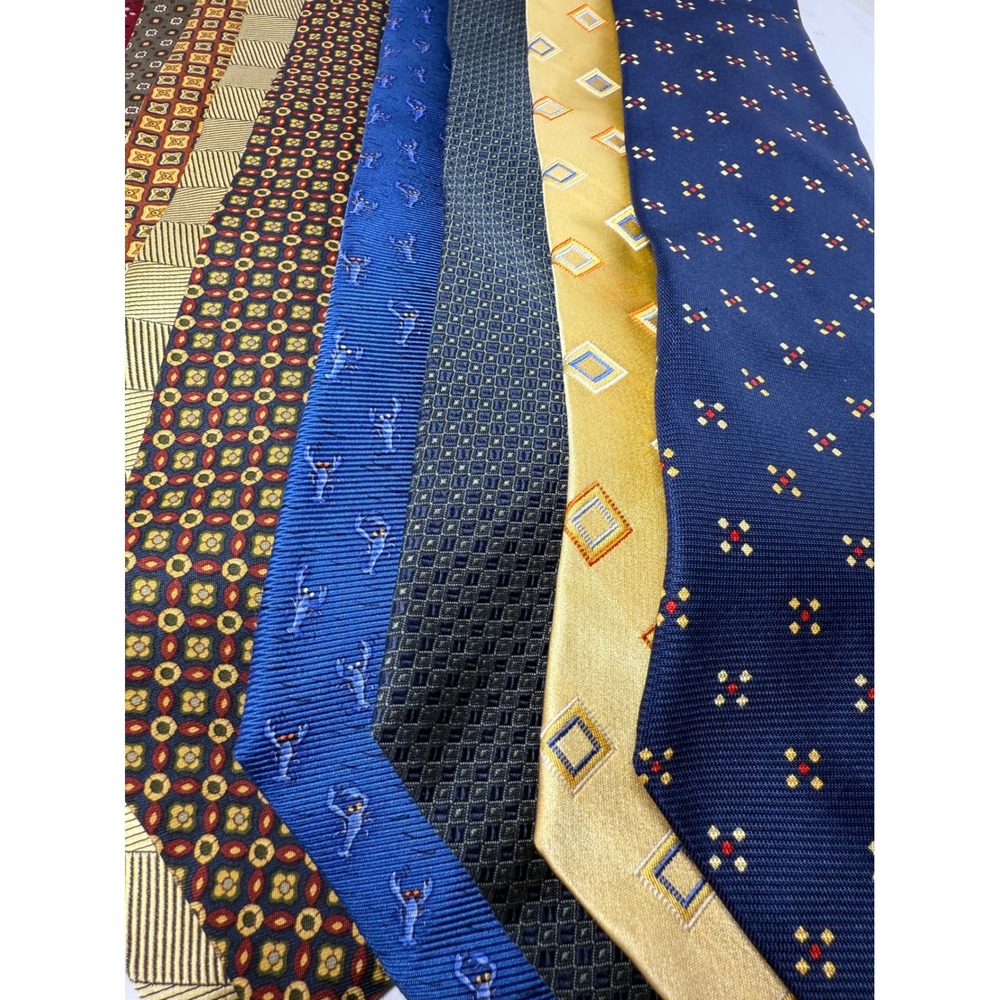 Tommy Hilfiger Mens Tie Lot Silk Blend Neckties Multiple Patterns - Picture 4 of 16